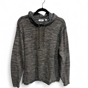 Elevate Men's Brown and Gray Sweater Hoodie